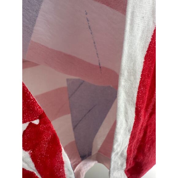 Vtg Beatles British American Flag Apple Corps Single Stitch XL T Shirt *Flawed* - Picture 11 of 16